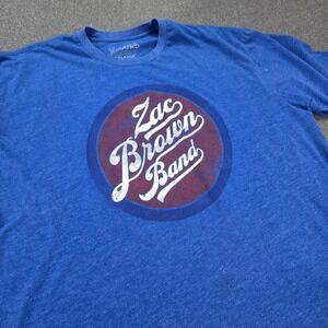 Zac Brown Band Shirt XXL 2017 Concert Tour Welcome Home Blue Music Country